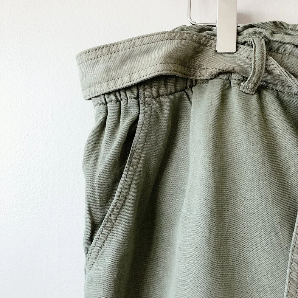 RW&Co Denim Shorts With Removable Sash XXL green shorts cargo olive green - Picture 7 of 15